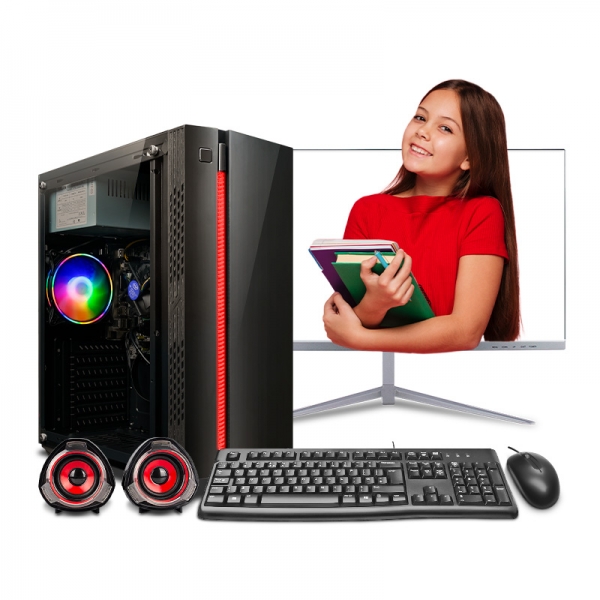 Computadora Intel Core i5 10400 RAM 16GB DDR4 SSD 1TB M.2 MONITOR 22 PULGADAS TARJETA H510 FUENTE REAL 350w TECLADO Y MOUSE